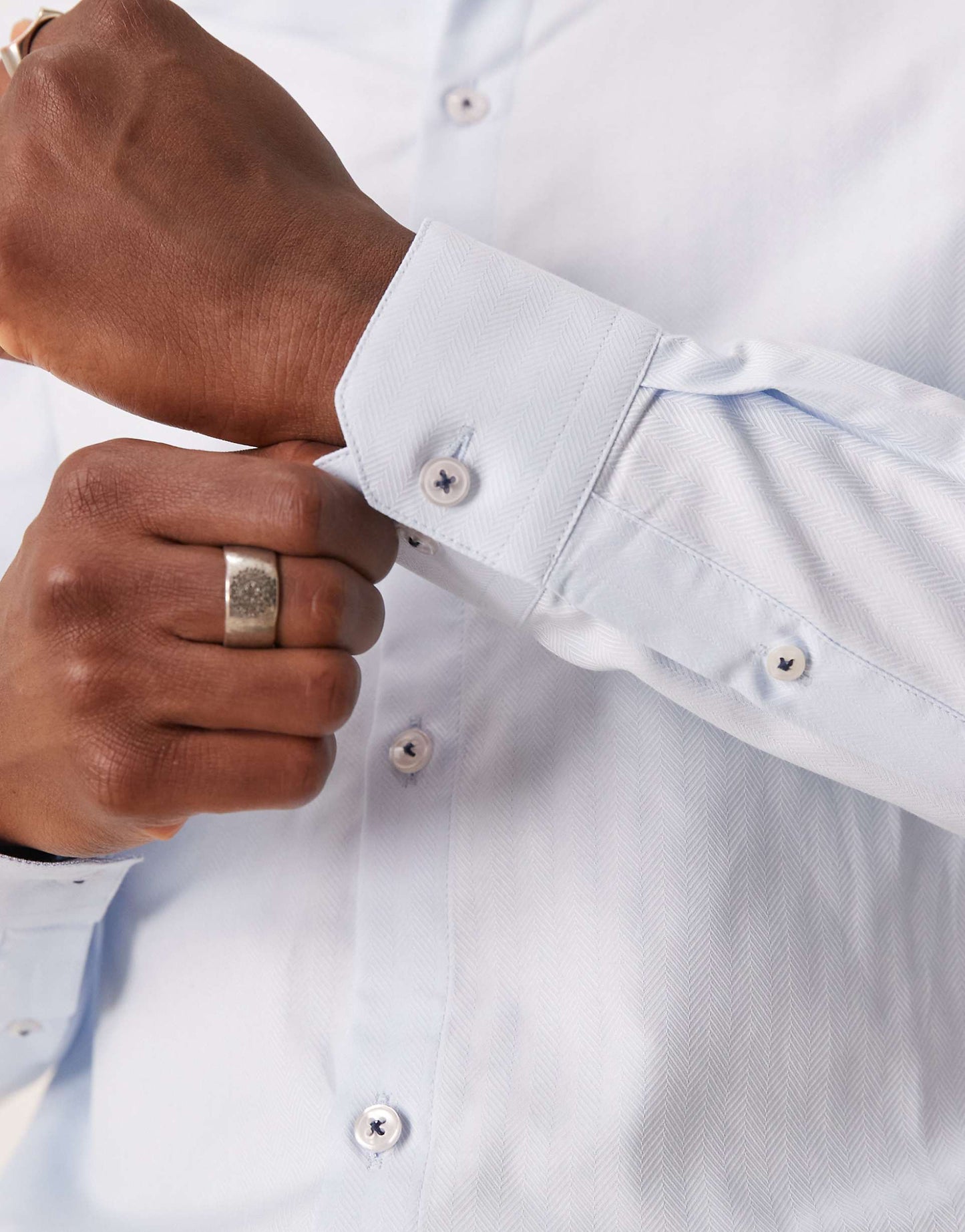 Slim Herringbone Shirt