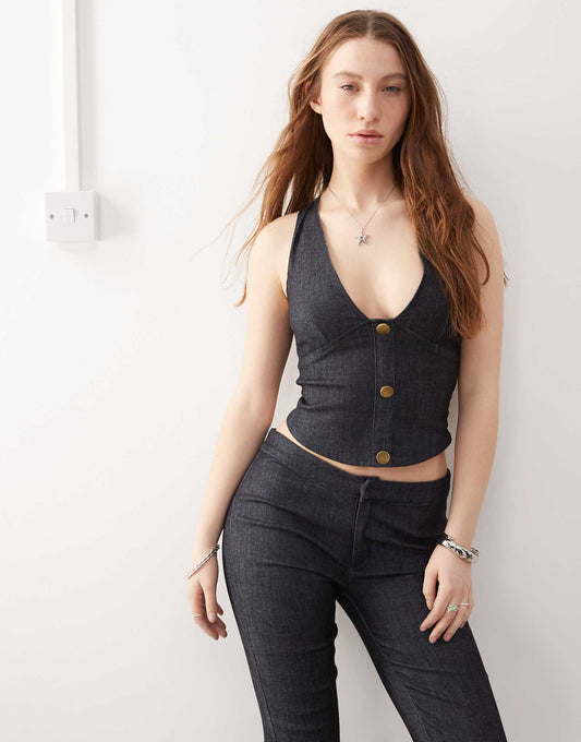 Oria Denim Vest Top Co-Ord