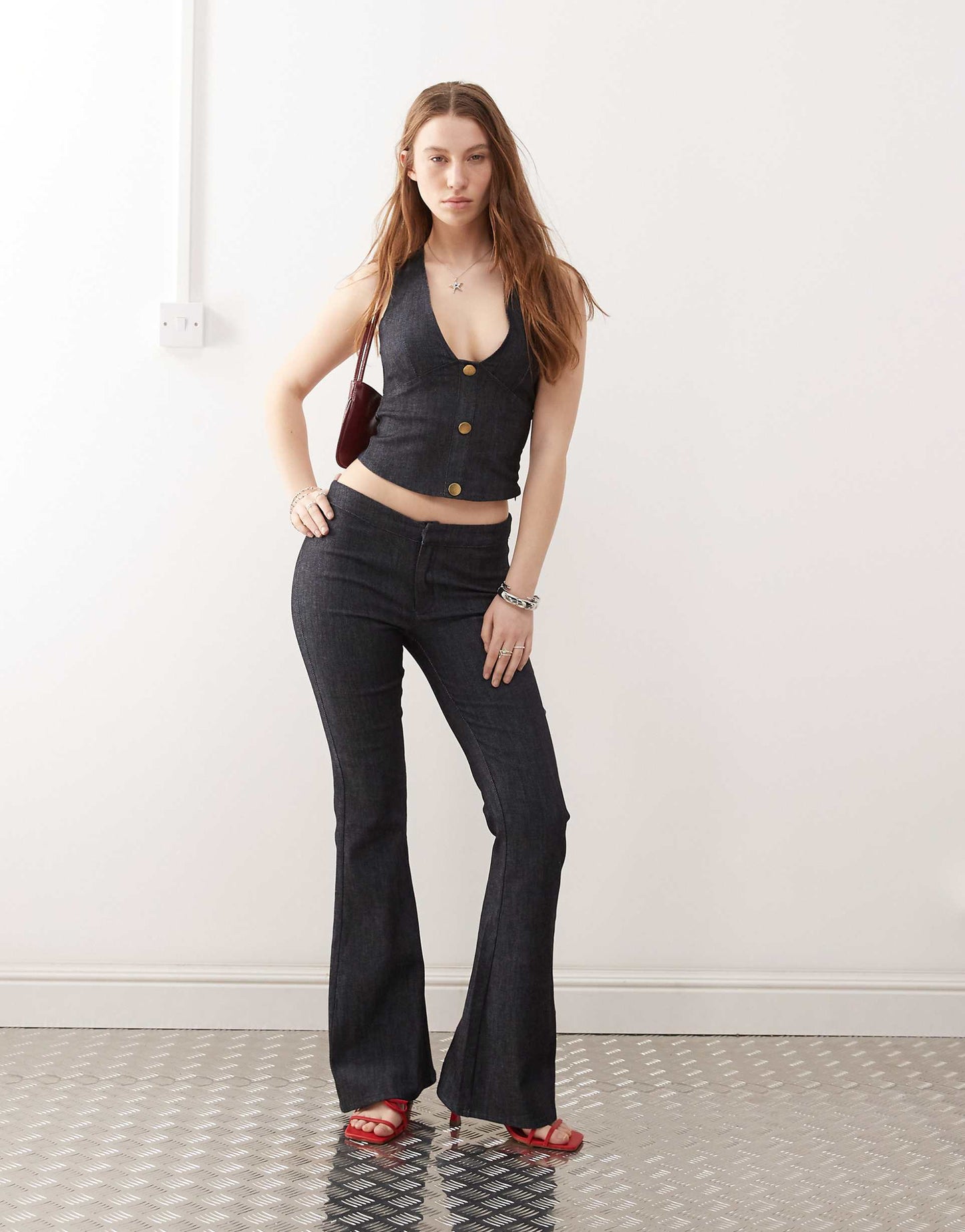Oria Denim Vest Top Co-Ord