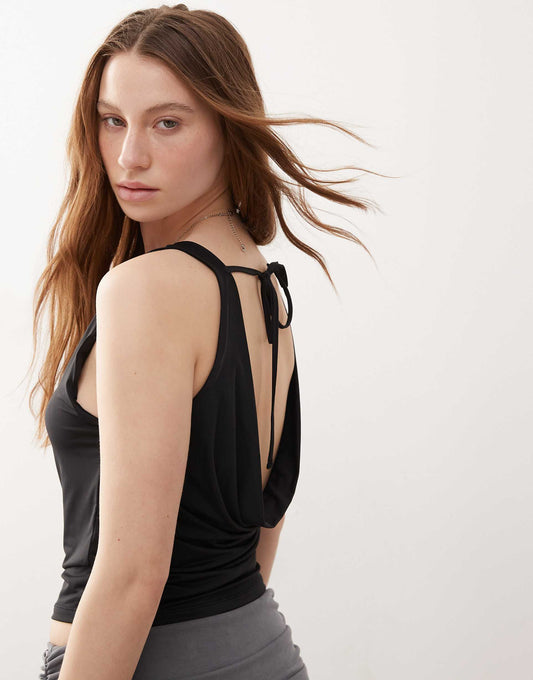 Chuya Cowl Back Top