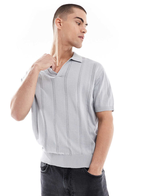Knitted Polo Shirt