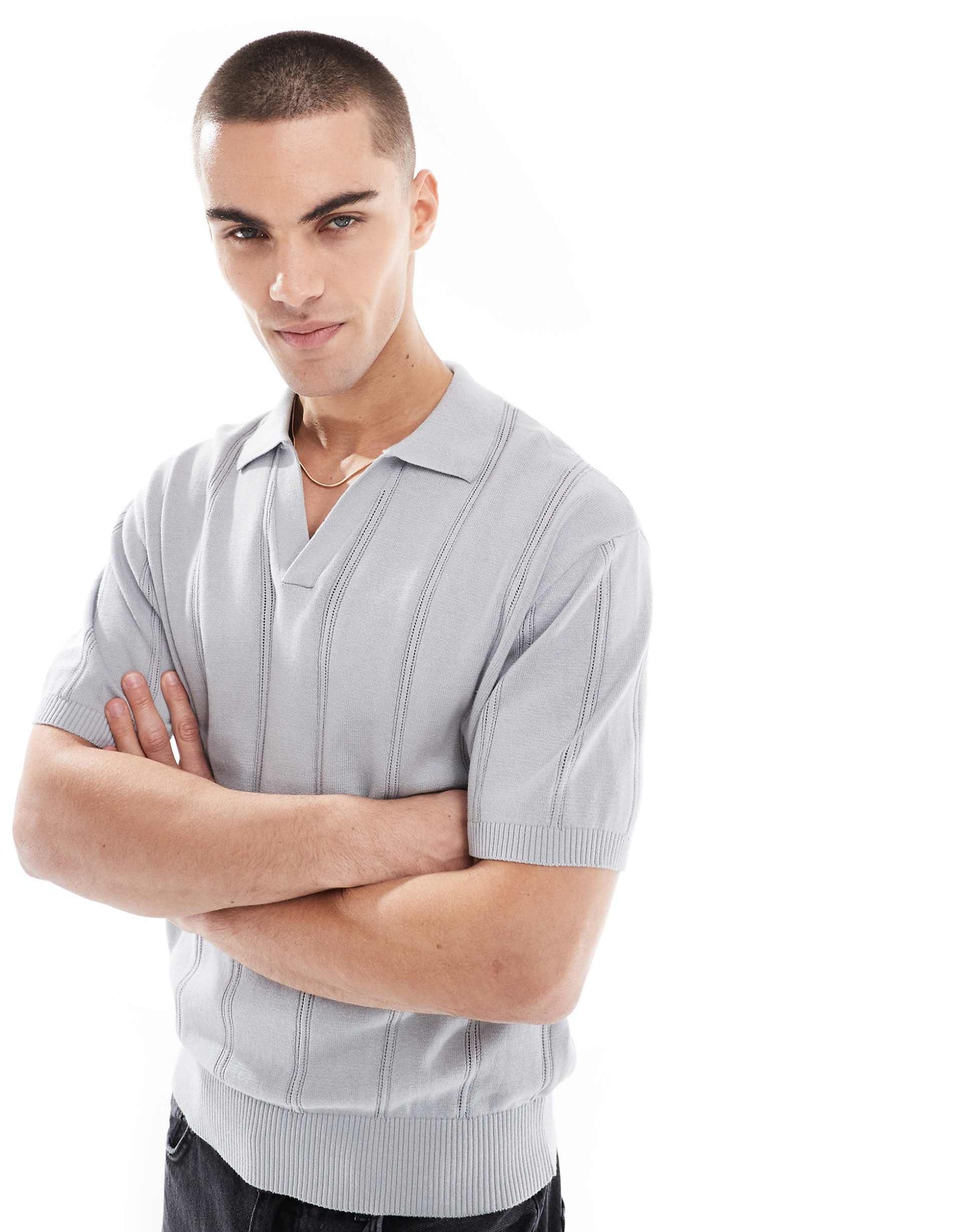 Knitted Polo Shirt