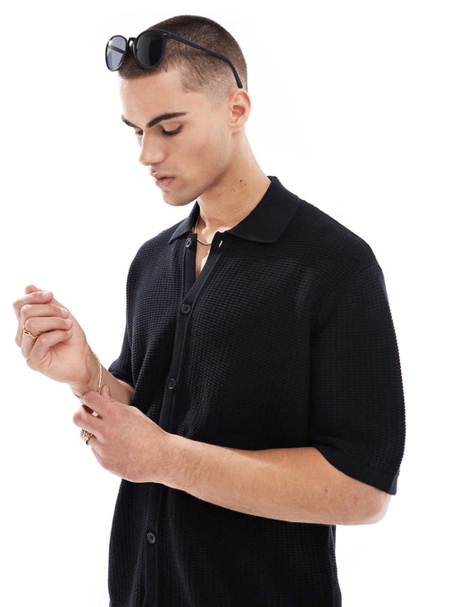 Knitted Polo Shirt