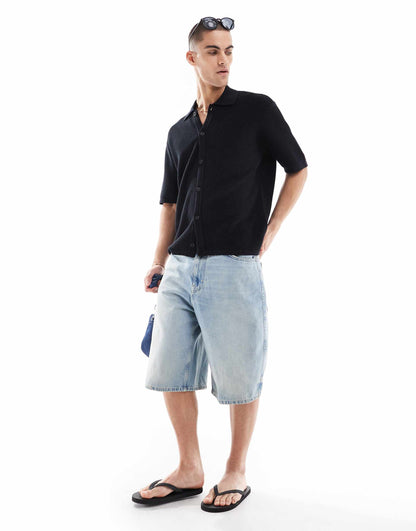 Knitted Polo Shirt