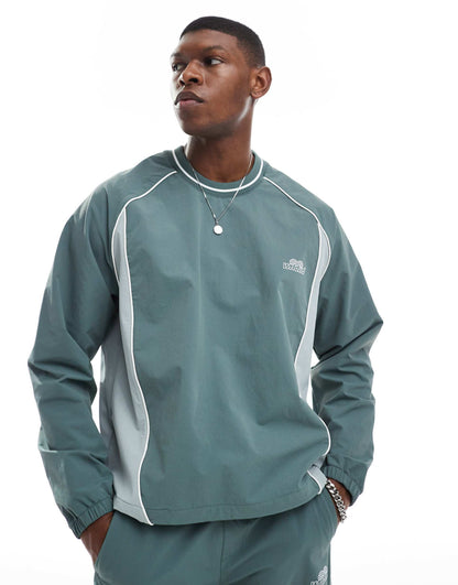 Retro Sport Panelled Co-Ord T-Shirt