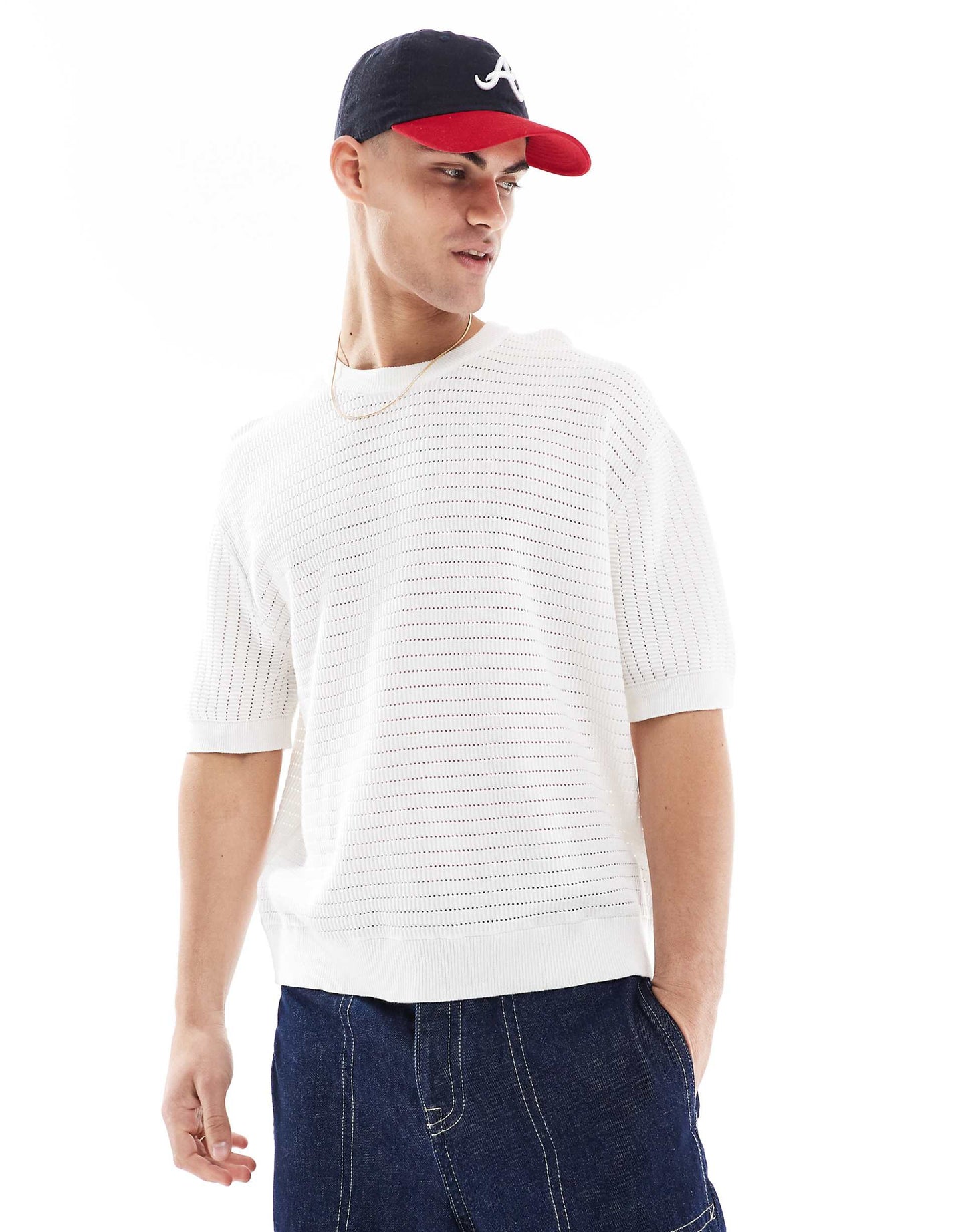 Knitted Textured T-Shirt