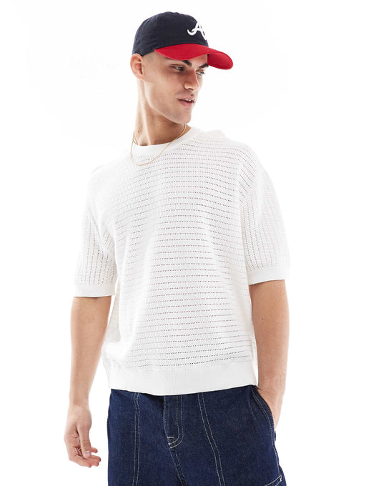 Knitted Textured T-Shirt