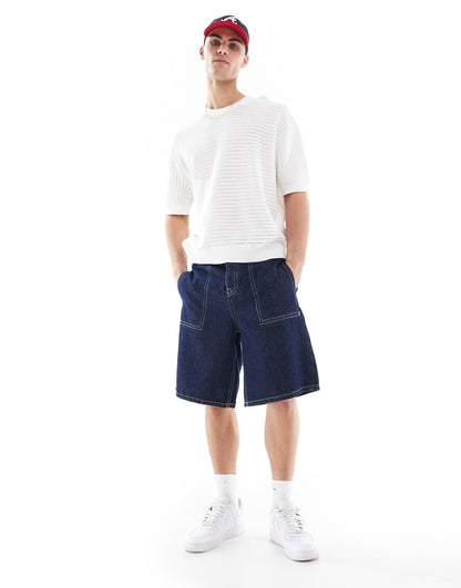 Knitted Textured T-Shirt