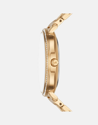 Pyper Three-Hand Gold-Tone Alloy Watch