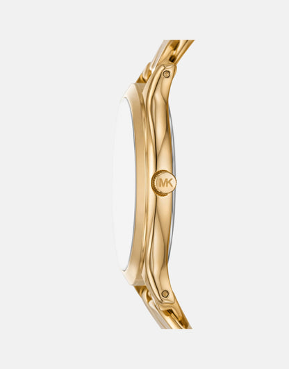 Runway Three-Hand Gold-Tone Stainless Steel Watch