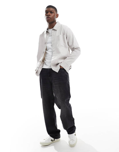 Linen Utility Shacket