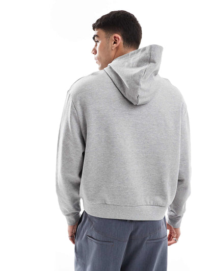 Oversized Hoodie With Logo Chest Print