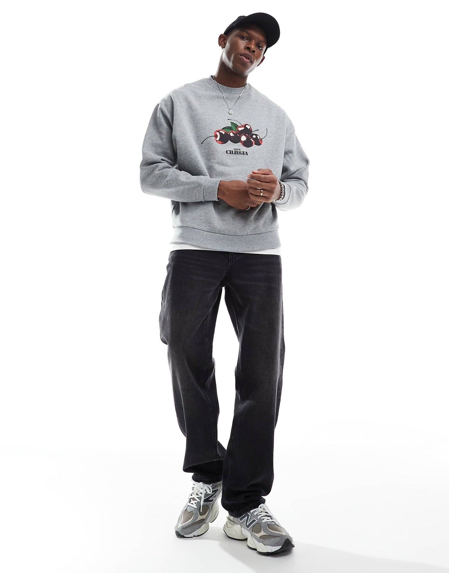 Oversized Sweatshirt With Print