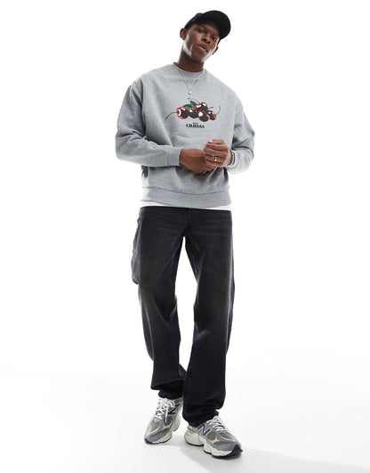 Oversized Sweatshirt With Print