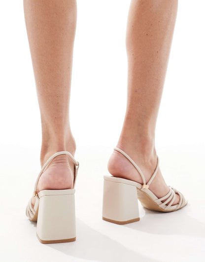 Anise Strappy Block Heeled Sandals
