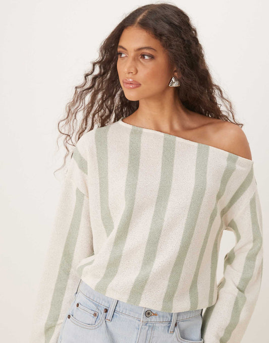 Slouchy Off Shoulder Top