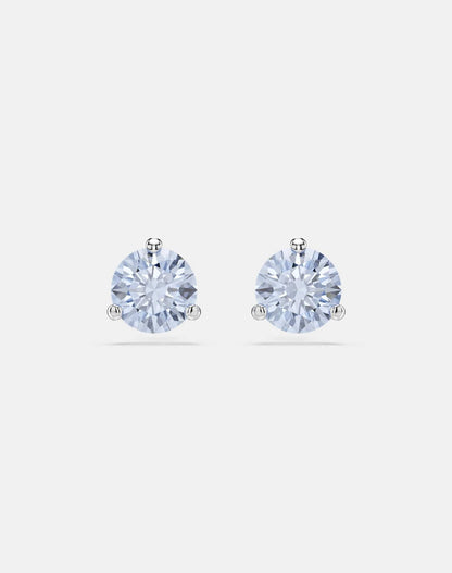 Solitaire Stud Earrings