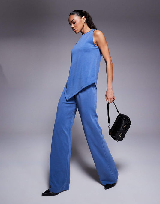 Co-Ord Wide Leg Cupro Trouser