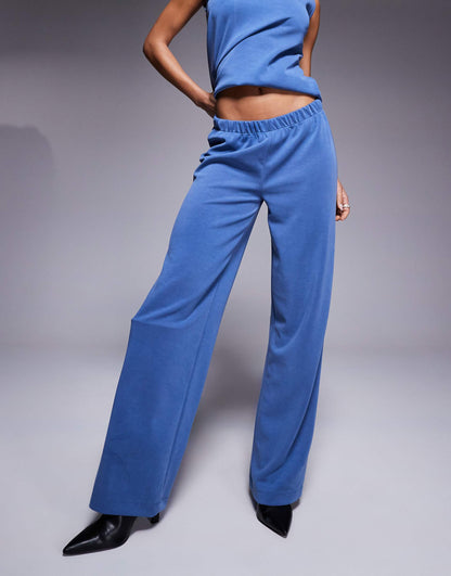 Co-Ord Wide Leg Cupro Trouser