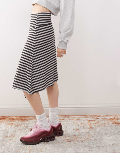 Asymmetric Midi Skirt