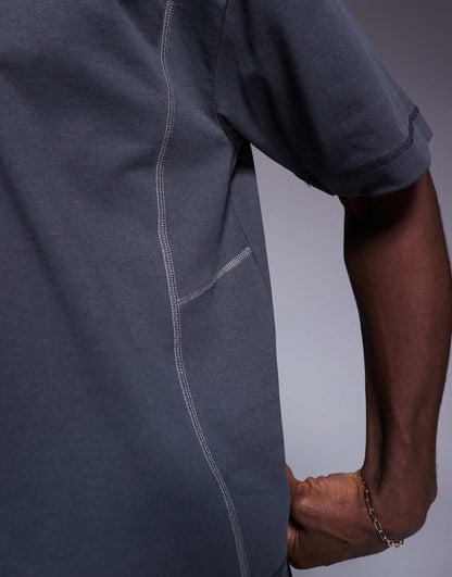 Heavyweight Oversized Boxy With Contrast Seam 240Gsm