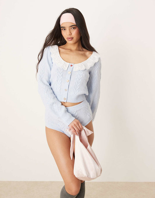 Cupid Cable Knit Cardigan