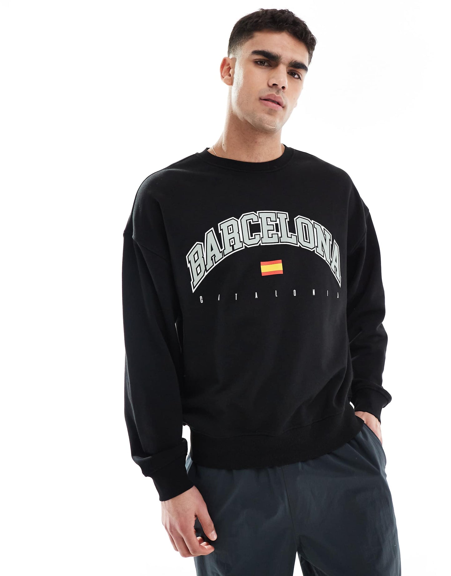 Oversized Barcelona Sweatshirt