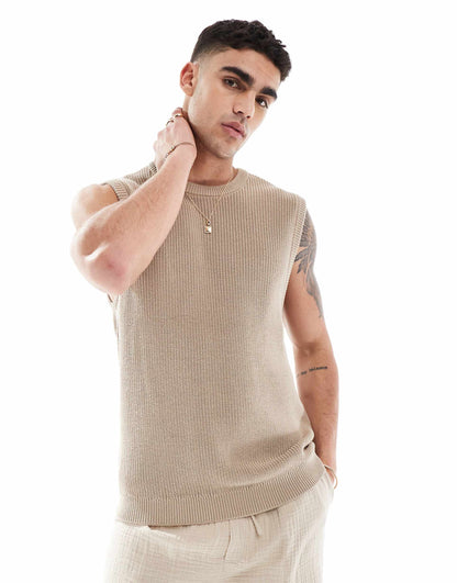 Chunky Knitted Vest