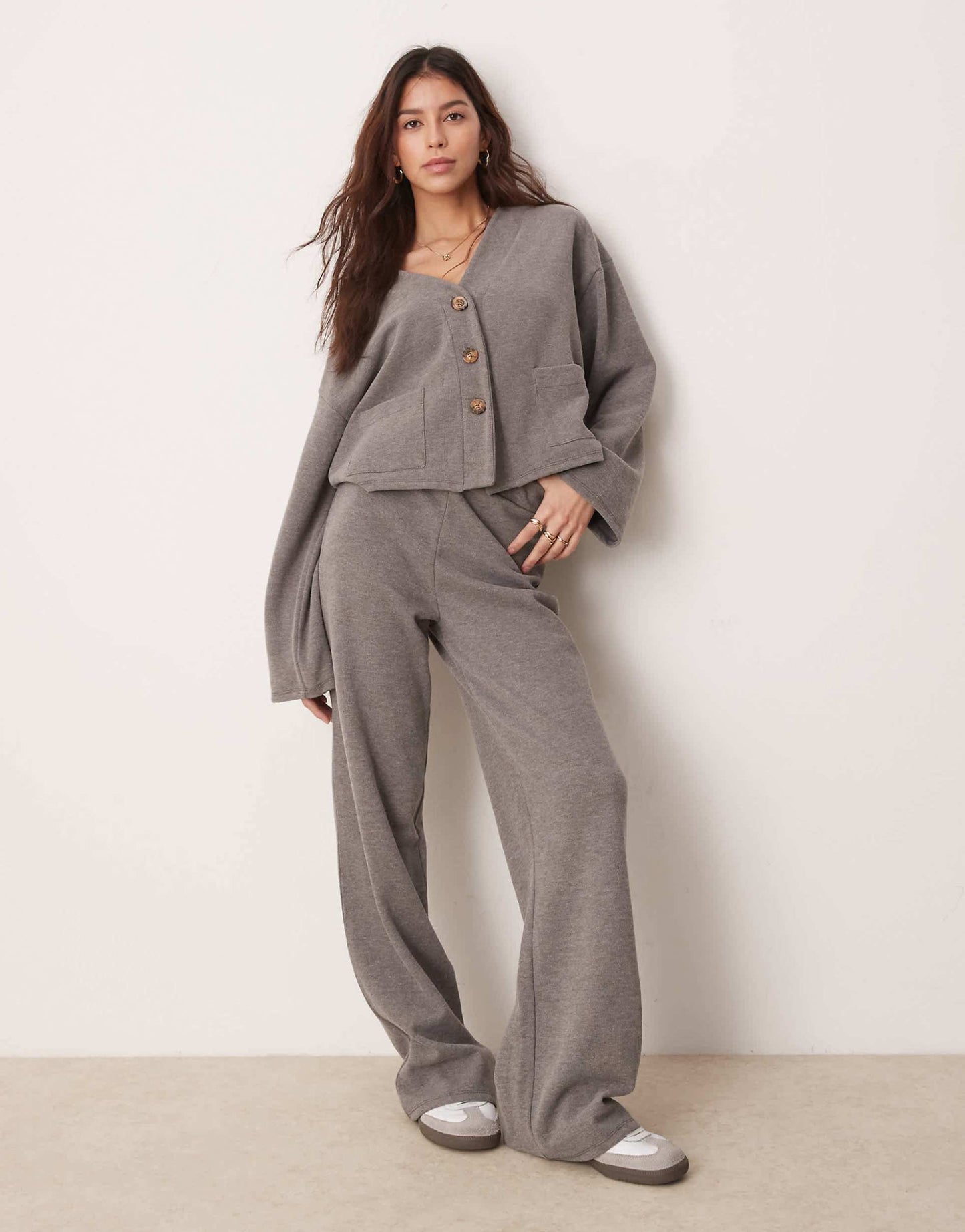 Soft Touch Wide Leg Co-Ord Trouser