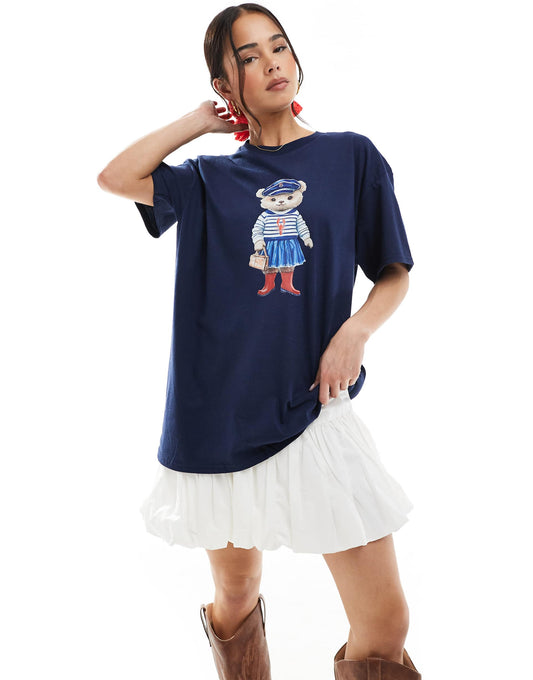 Teddy Bear Oversized Tee