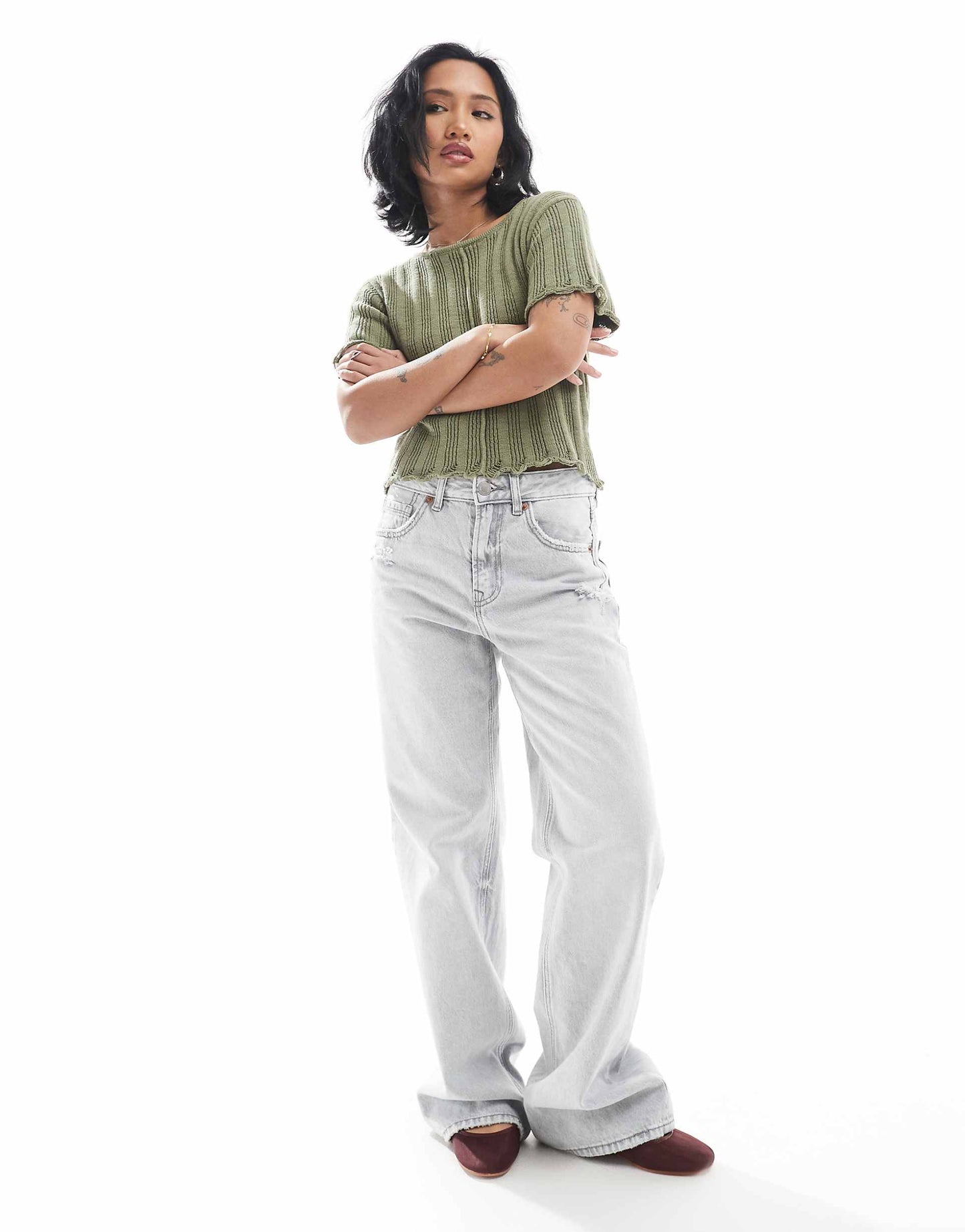 Petite D92 Straight Jeans