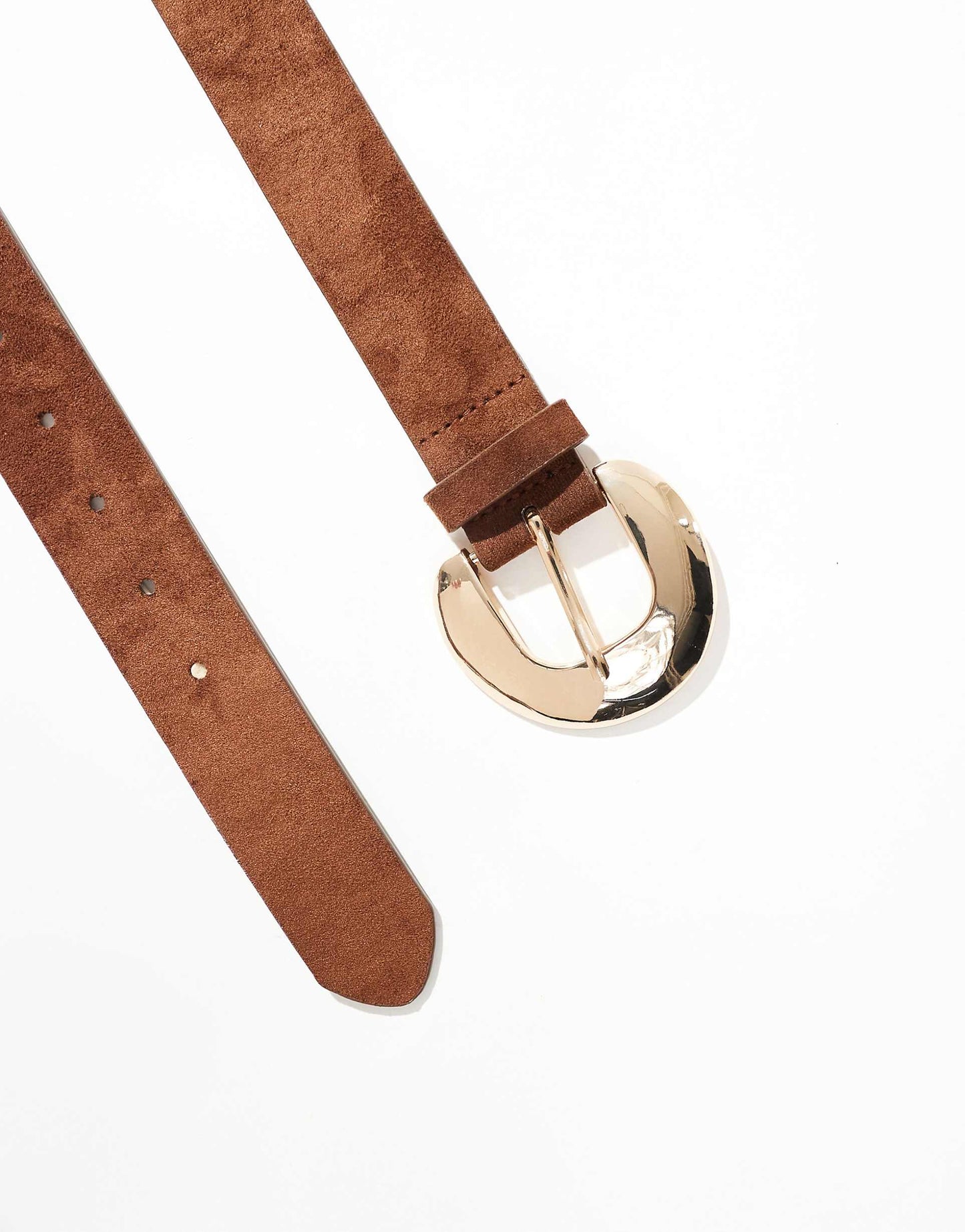 Faux Suede Belt