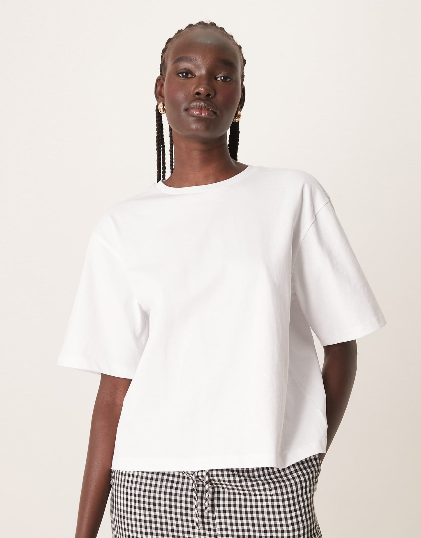 Oversized T Shirt With Back Pleat Detail