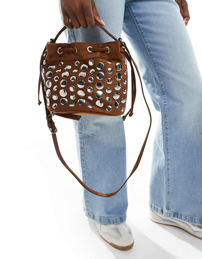 Studded Shoulder Bag