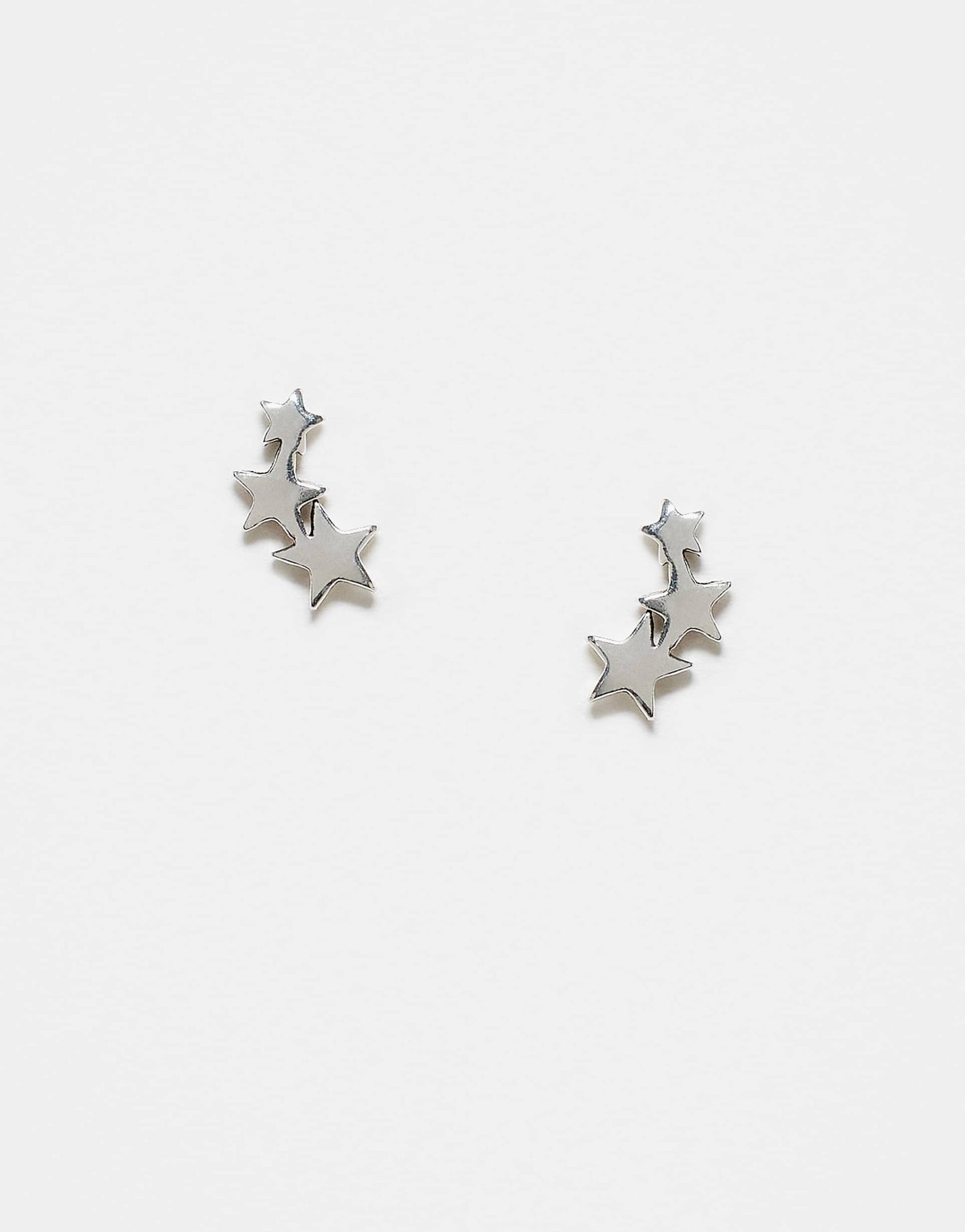 Triple Star Stud Earrings