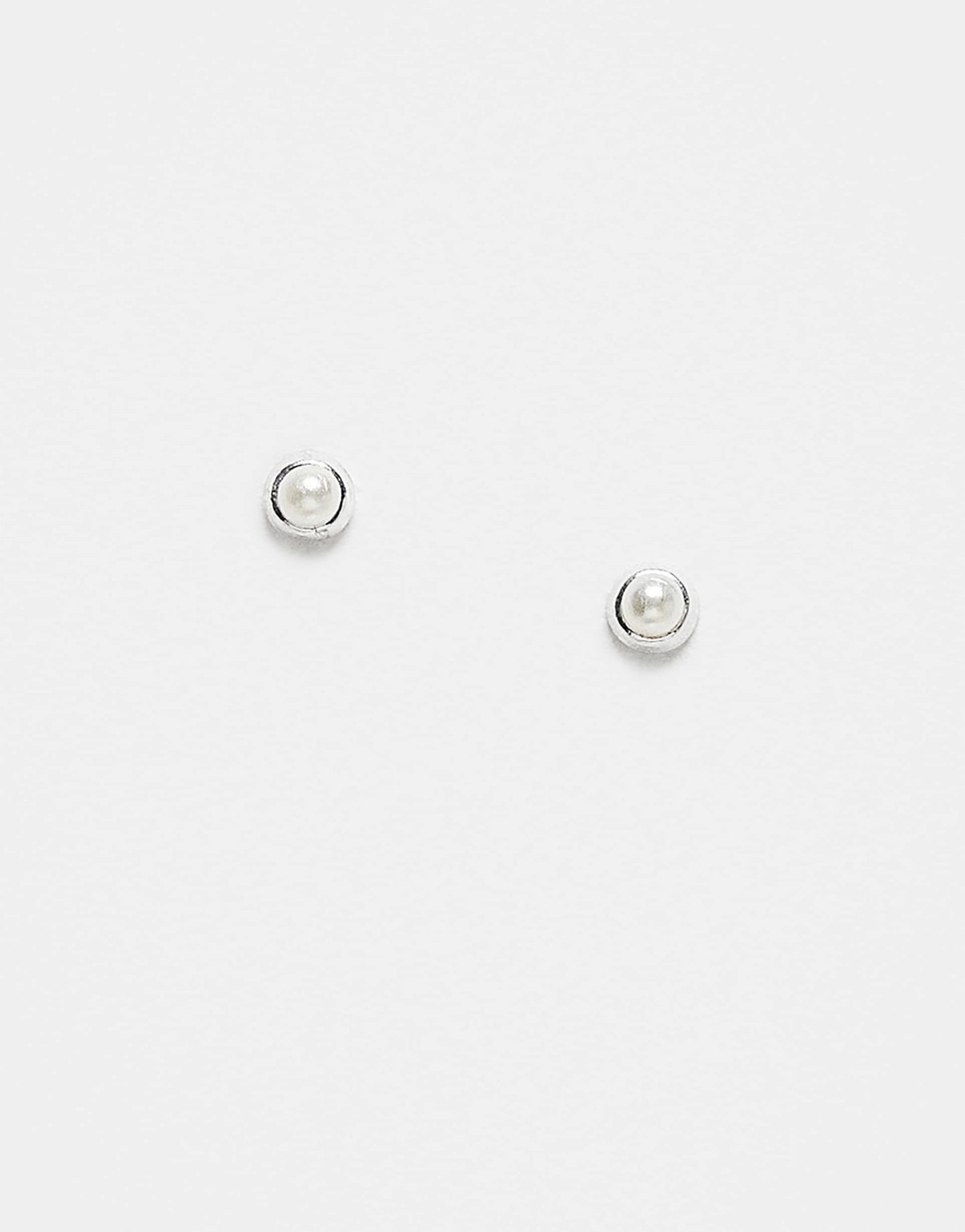 Tiny Pearl Stud Earrings