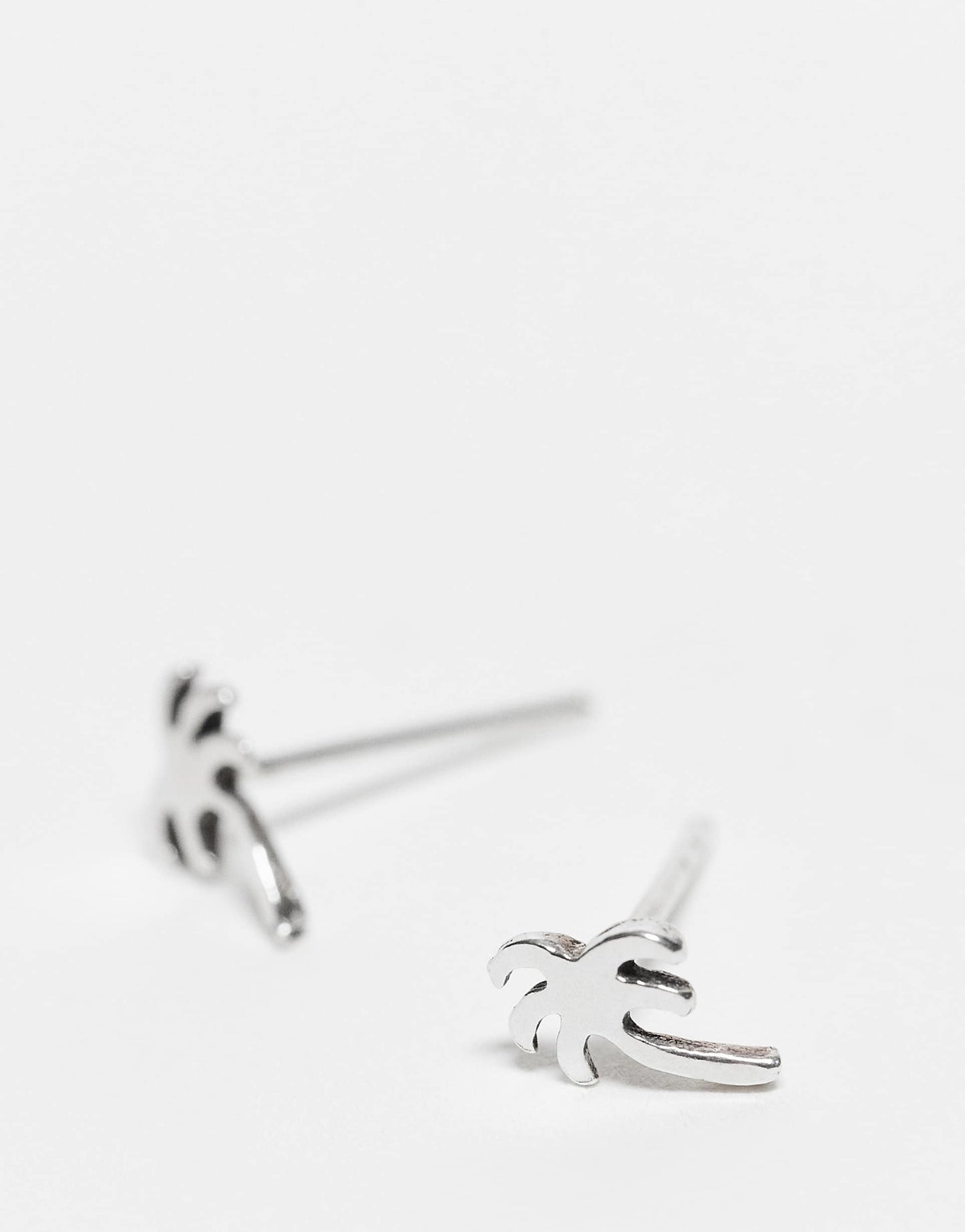 Palm Tree Stud Earrings
