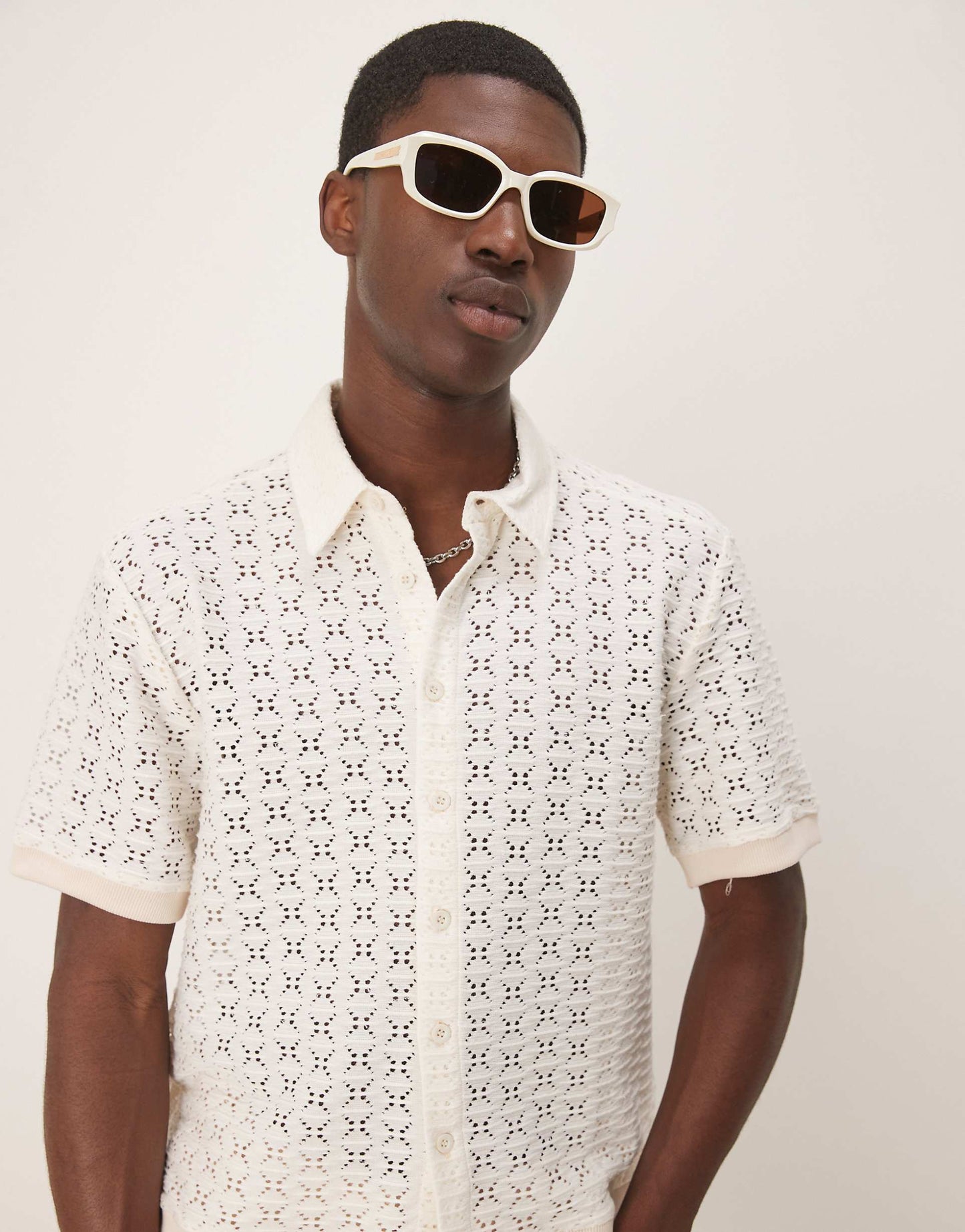 Boxy Crochet Shirt