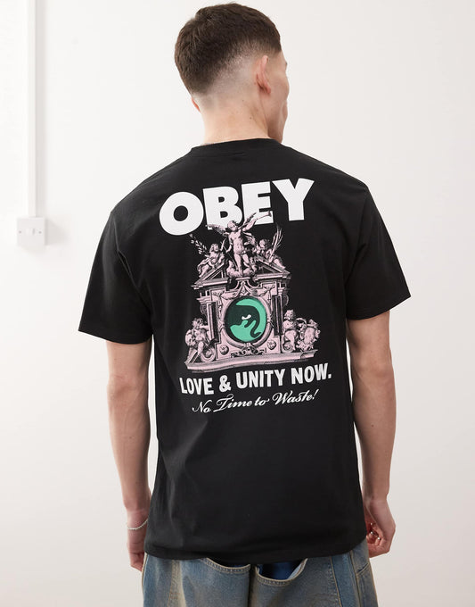 Love & Unity Now Graphic Logo T-Shirt With Back Print