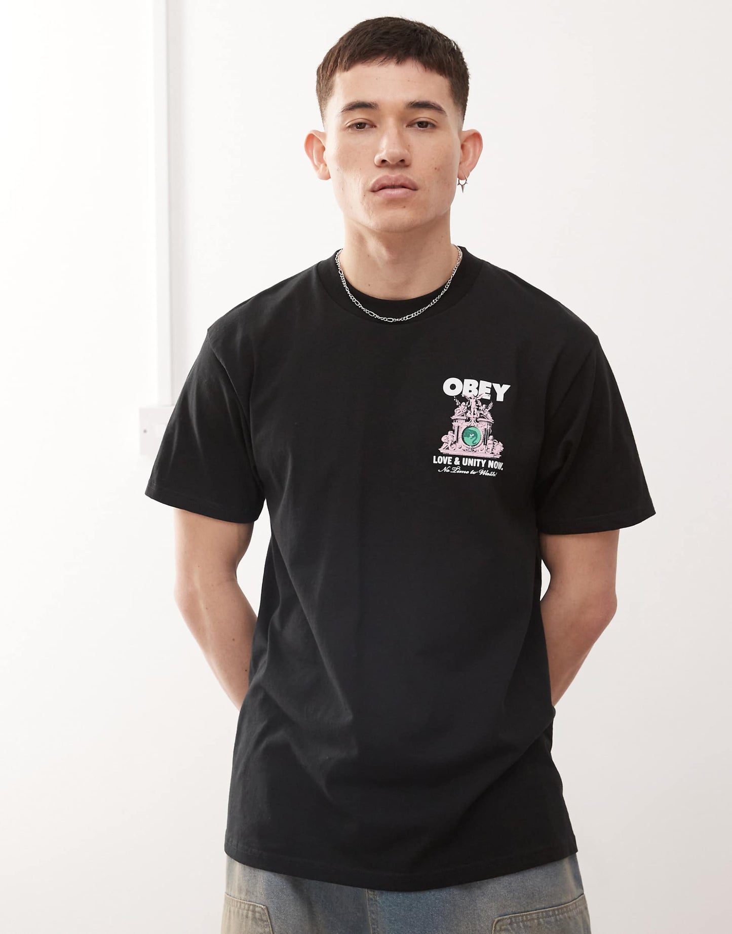 Love & Unity Now Graphic Logo T-Shirt With Back Print