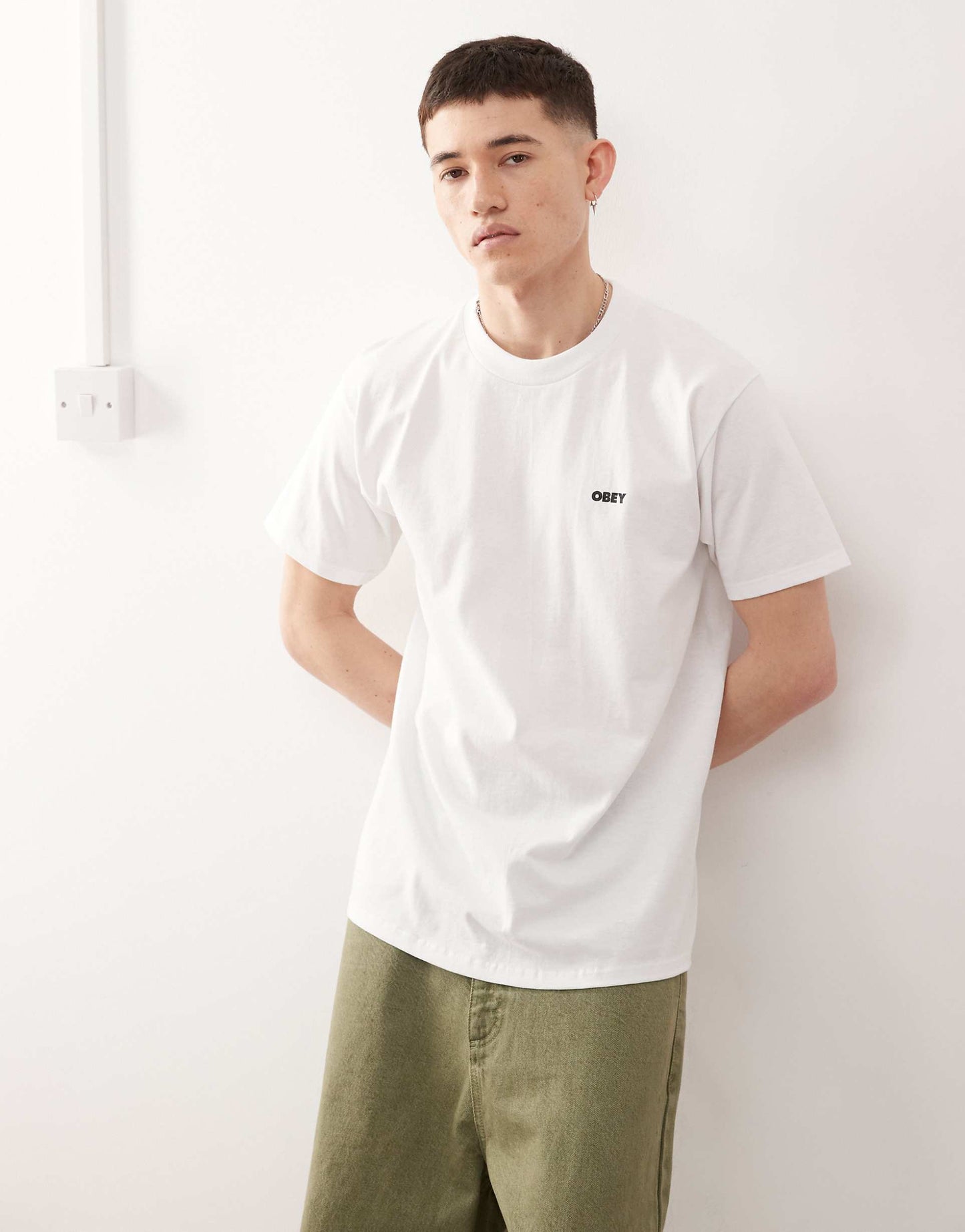 Bold Eye Graphic Logo T-Shirt With Back Print