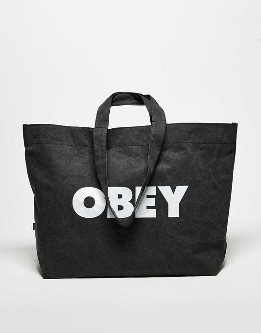 Pigment Dyed Tote Graphic Logo Tote Bag