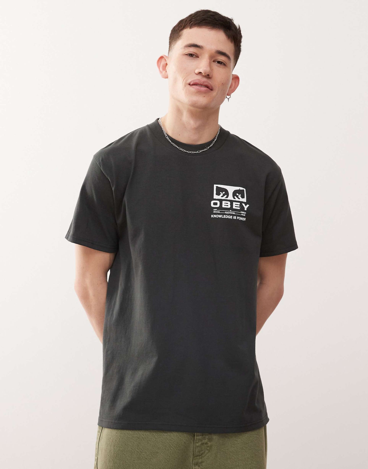 Permission Graphic Logo T-Shirt With Back Print