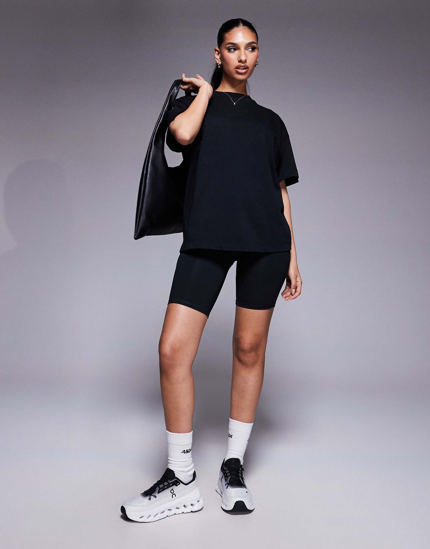 Boxy Heavyweight Quick Dry Oversized Training T-Shirt With Back Print