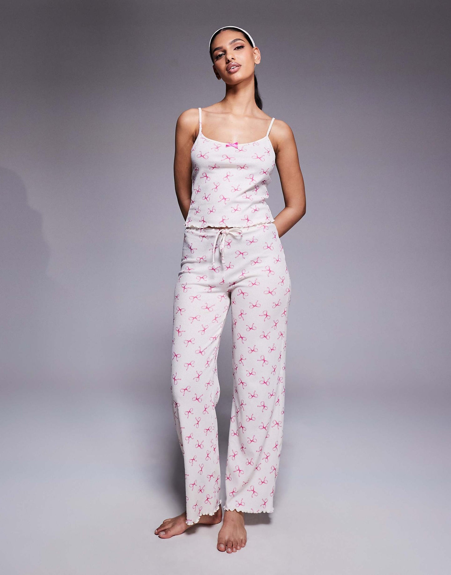 Bow Print Lounge Set