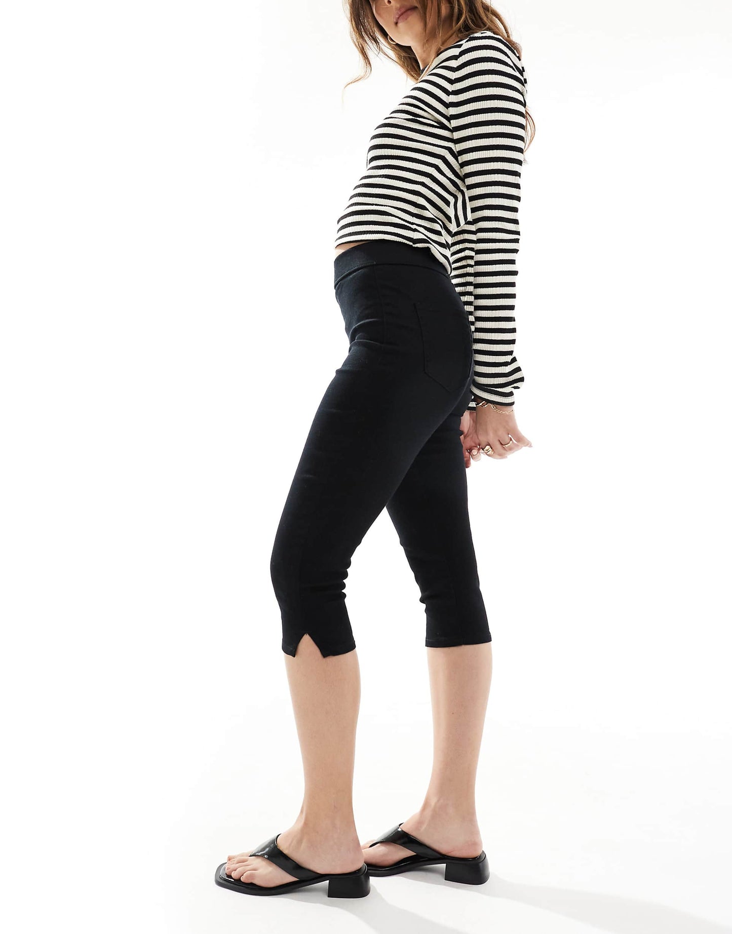 Denim Capri Trouser