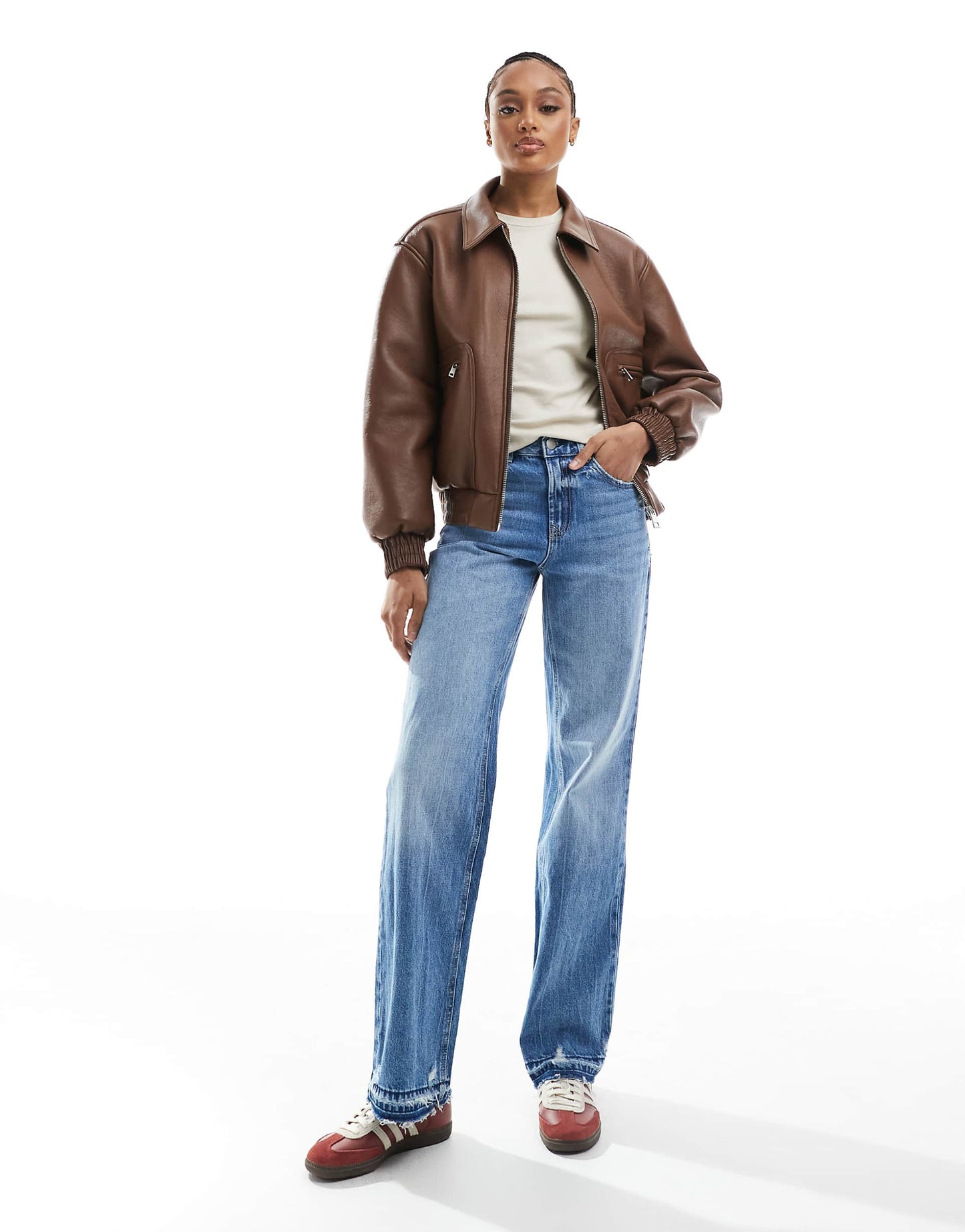 Tall D92 Wide Leg Dad Jeans