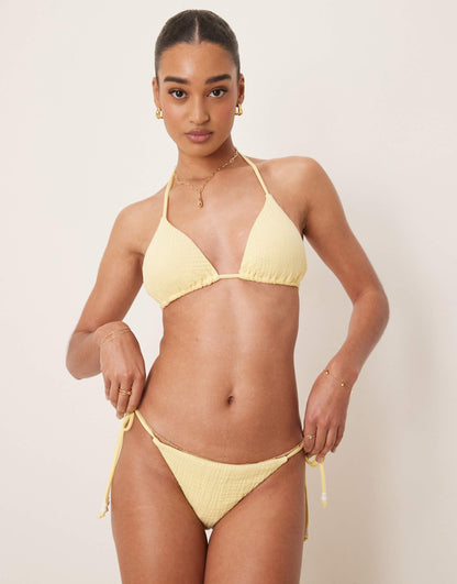Crinkle Bikini Top & Bottom
