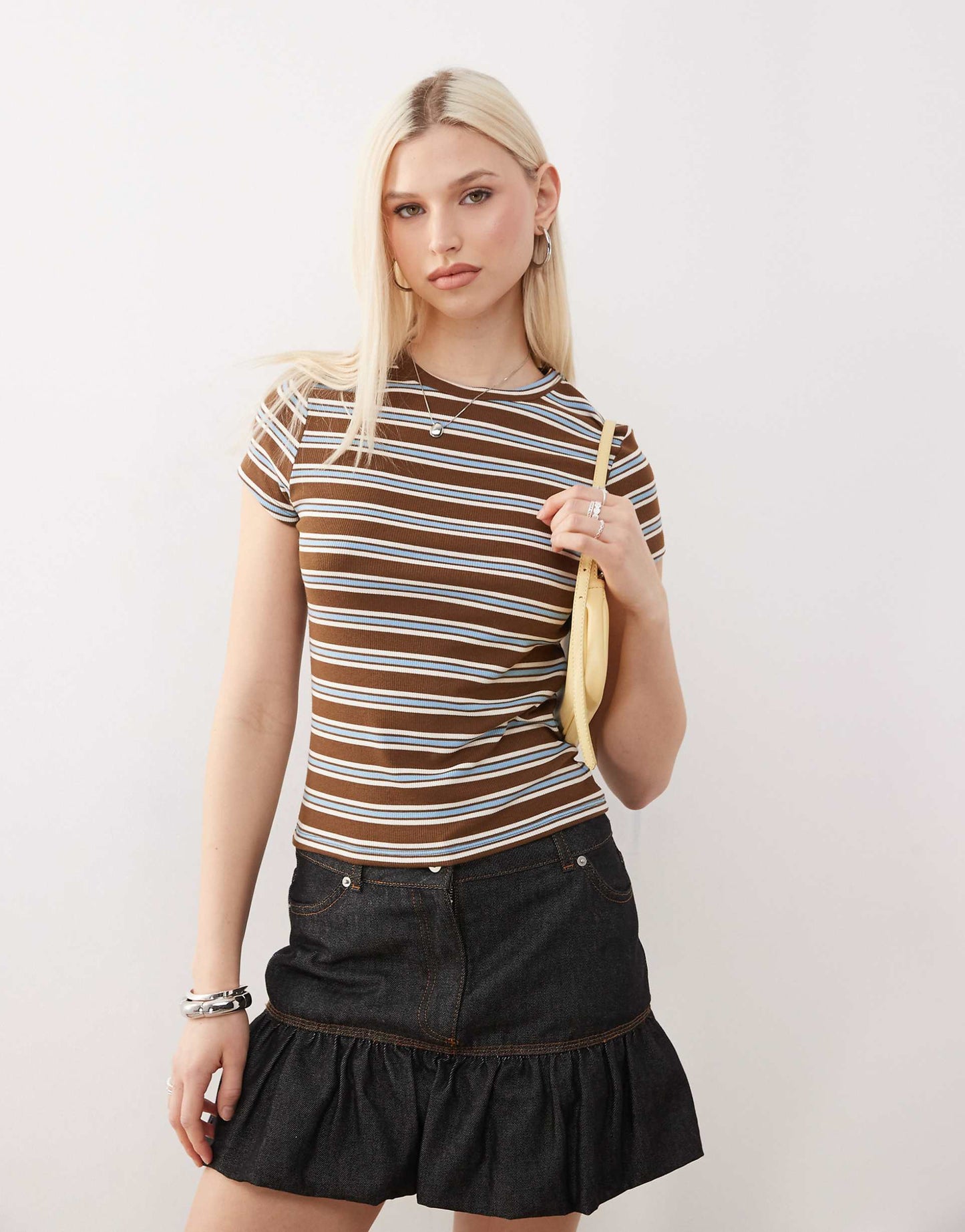 Fitted Stripe Baby Tee