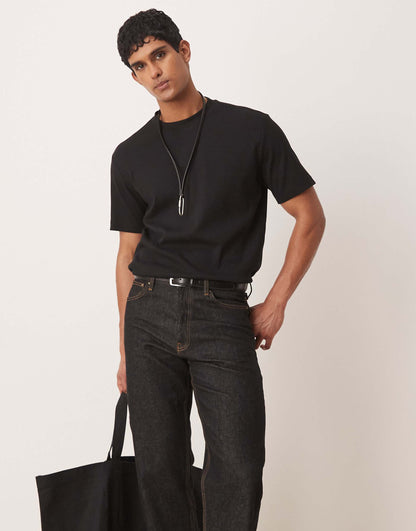 Ribbed Oversized T-Shirt